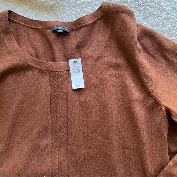 CJ Banks cotton cardigan sweater lovely!! 2X with a Bonus Talbots sweater! - Picture 10 of 14